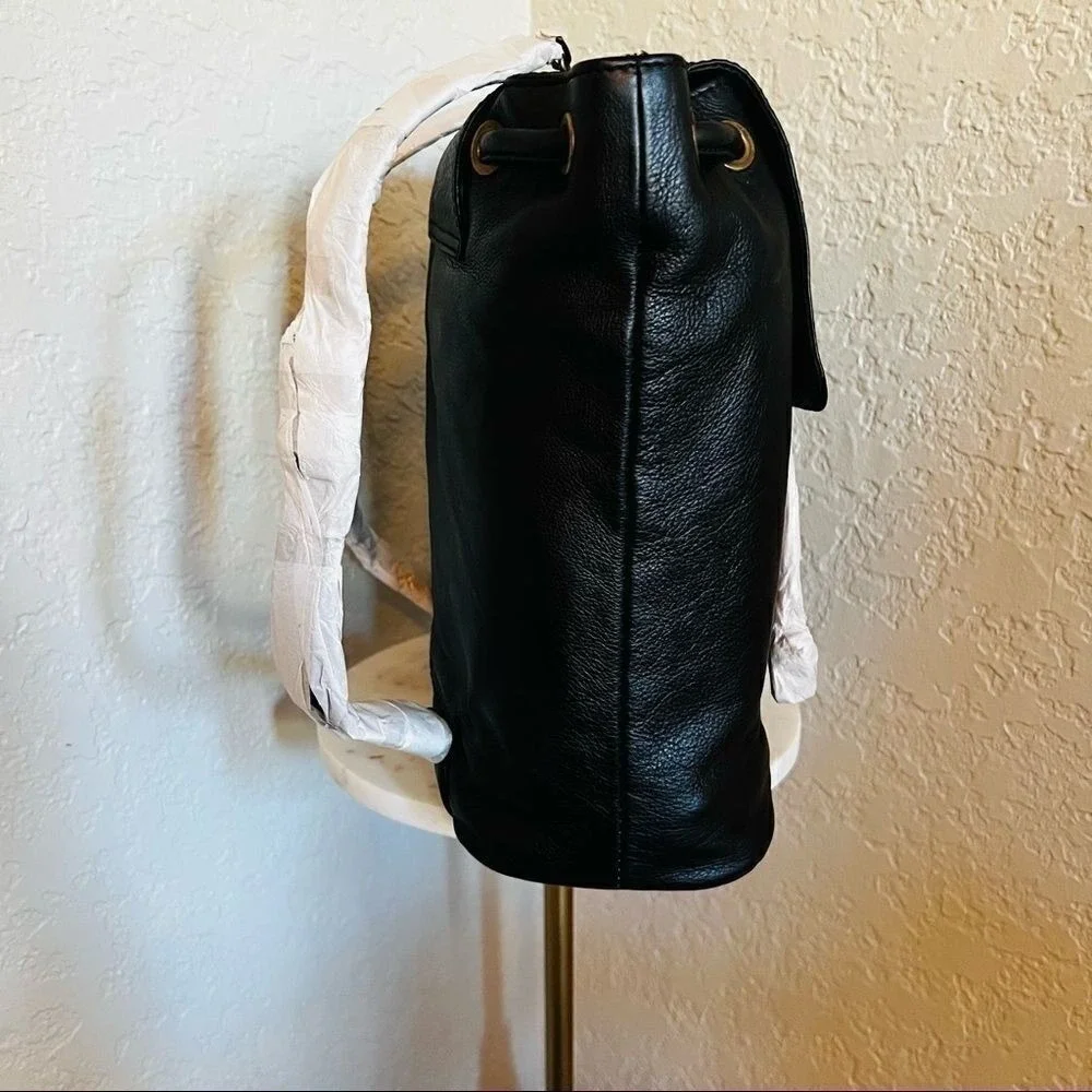 Frye Jade Studded Leather Backpack, ADJUSTABLE Chain/Leather Strap, Black,‎ NWT